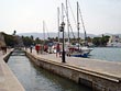 Porto di Kos lungo il fossato del  Castello - Kos