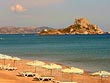 La spiaggia di Kamari a Kefalos - Kos