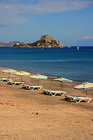 Spiaggia di Kamari a Kefalos